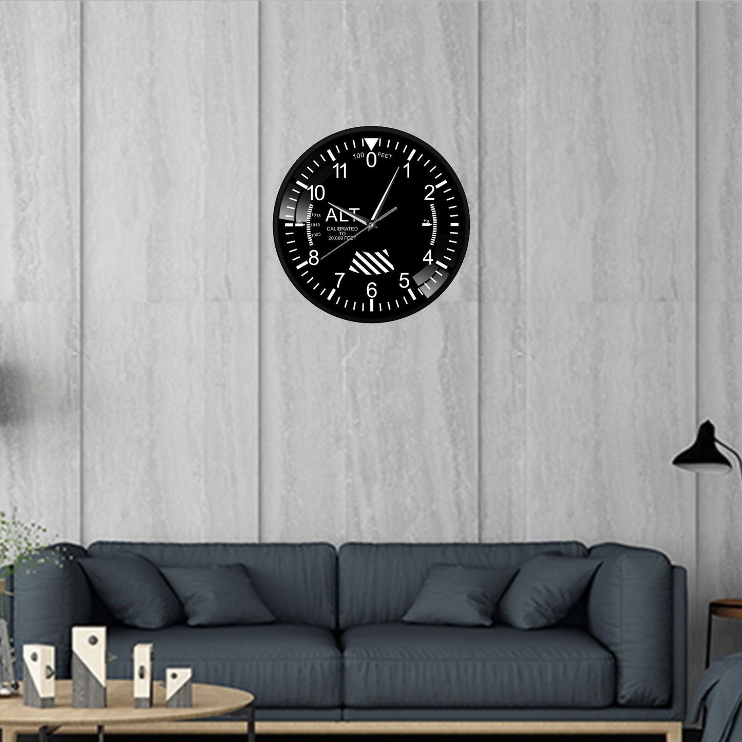 Modern Minimalist Time Plate Metal Wall Clock