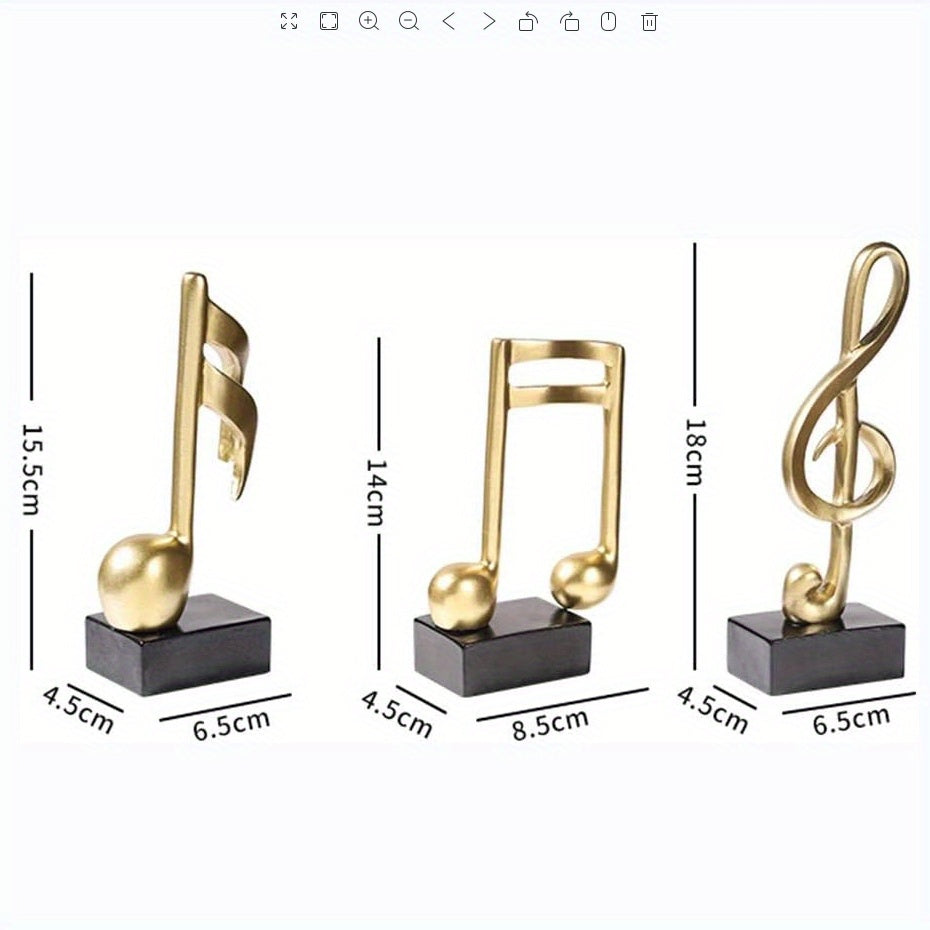 Music Lover 3pcs Music Note Decor