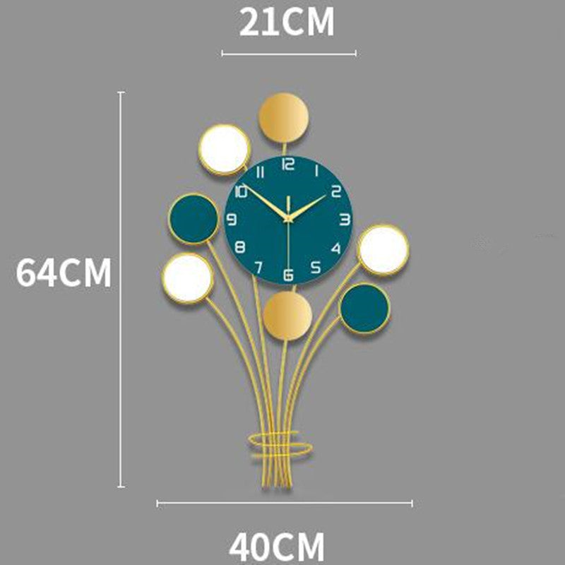 Modern Wall Clock, Vibrant-Color Decorative