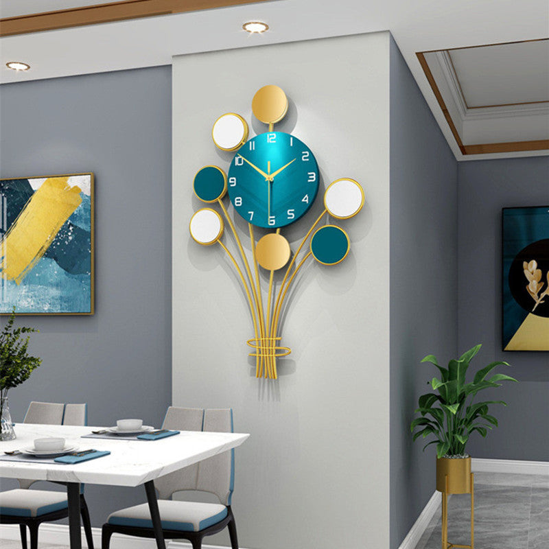 Modern Wall Clock, Vibrant-Color Decorative