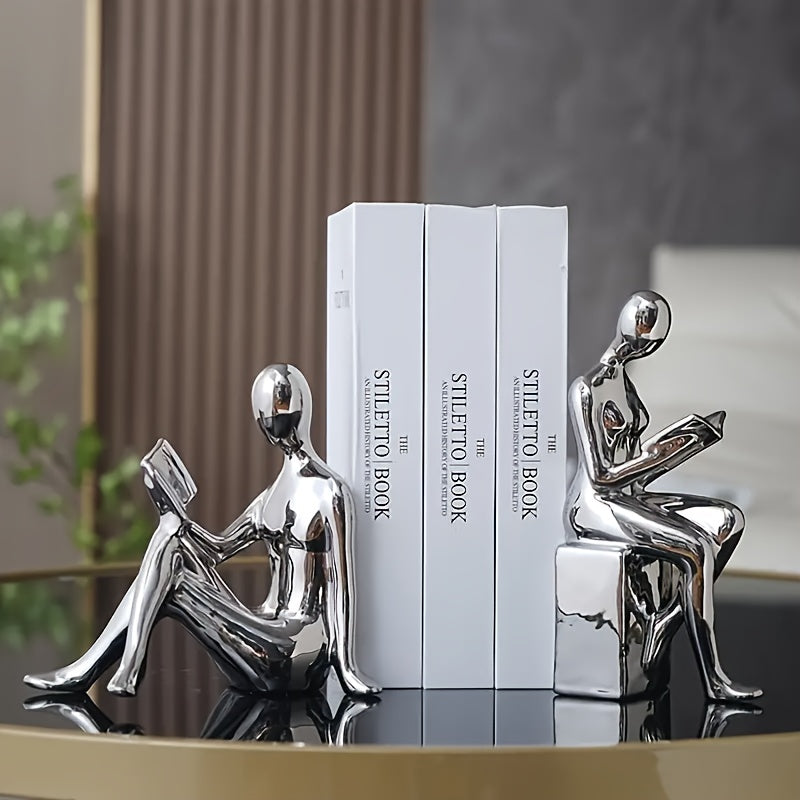 A Set Of Creative Character Bookends,