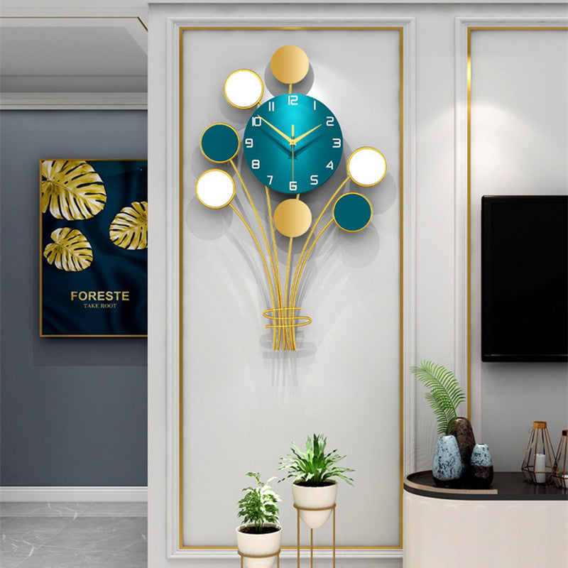 Modern Wall Clock, Vibrant-Color Decorative