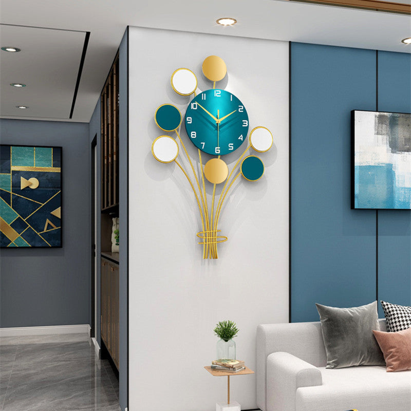 Modern Wall Clock, Vibrant-Color Decorative