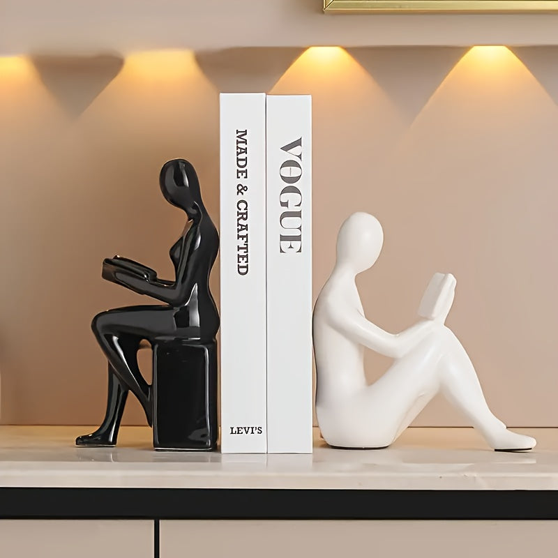 A Set Of Creative Character Bookends,