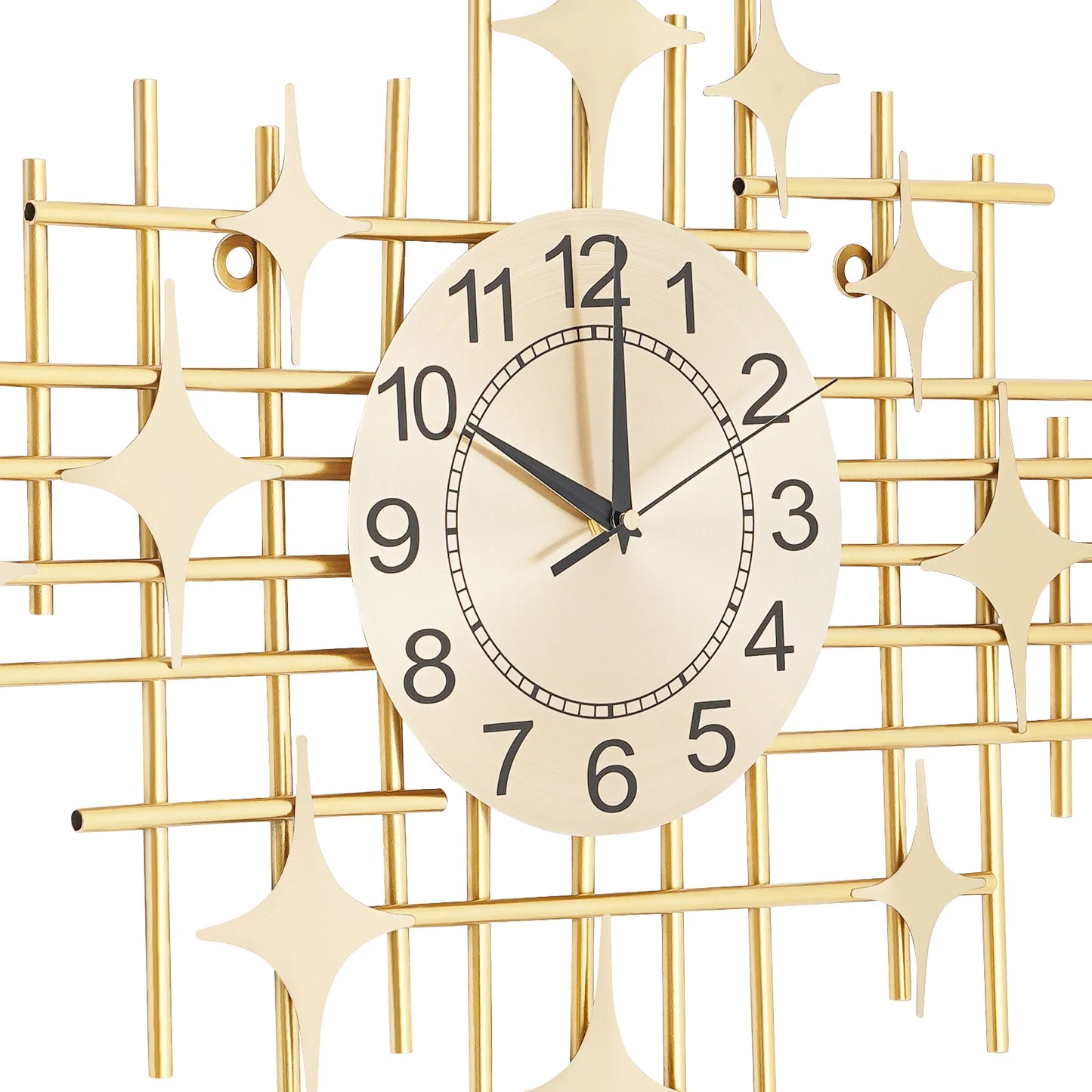 Luxury Modern Sparkling Decorative Wall Clock  100*50cm