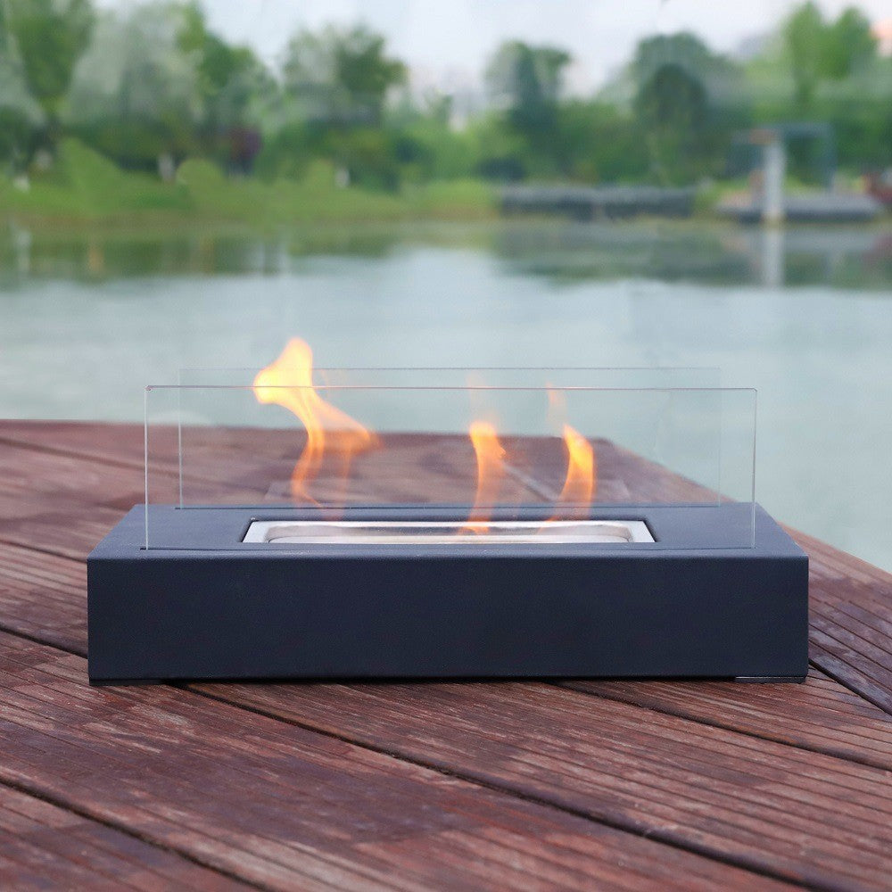 MODERN/UNIQUE Portable Dining Room/Tabletop Fireplace - Outdoor Portable Real Fire Fireplace Lamp Heater