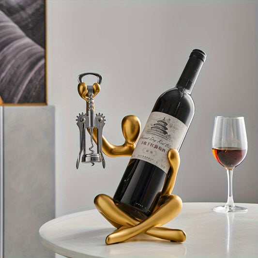 Modern Wine Rack - Elegant Tabletop Decor for Living Room, Perfect for Gifting