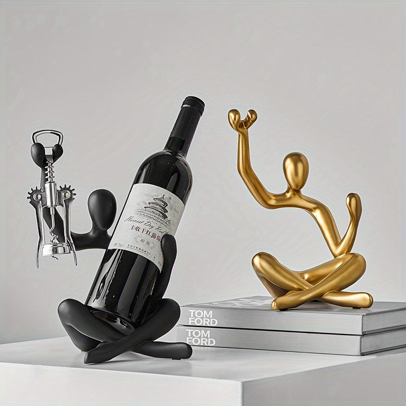 Modern Wine Rack - Elegant Tabletop Decor for Living Room, Perfect for Gifting